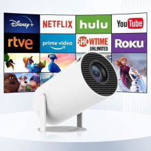 Kannettava Bluetooth-autoprojektori, 12000L Smart 4K Full HD -videoprojektori, Wifi 6, Bt 5.0, Takaosa [H179]