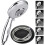 Shower Head + 2M Flexible Shower Hose, Shower Head with Hose, 5 Water Saving Modes and Switch Button 1