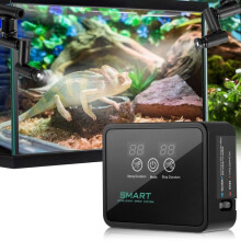 Terrarium-luchtbevochtiger, Terrarium-mistsproeier met timer en 360 verstelbare mistsproeier, vernevelingssysteem