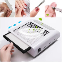 Krachtige nagelstofafscheider voor manicures, met nagelvacuümventilator en verwijderbaar filter