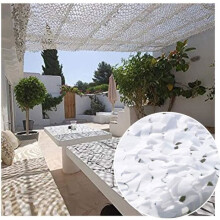 Camouflage Netting - Rectangular Shade Sail - White - 3x3m