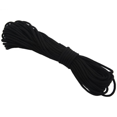 4X ROPE 5Mm Schnurdurchmesser Schwarze Zeltschnur