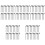 250Pièces Brosse Jetable Cils Noir Outils À Domicile 3