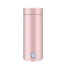 Mini elektrische reiswaterkoker, 2-in-1 elektrische hete kop, 400 ml draagbare waterkoker voor thee, koffie - EU