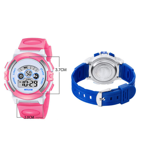 3Pièces Étanches Enfants Silicone Rose Confortables Lumineuses 1