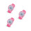 3Pièces Étanches Enfants Silicone Rose Confortables Lumineuses 8