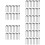 250Pièces Brosse Jetable Cils Noir Outils À Domicile 9
