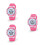 3Pièces Étanches Enfants Silicone Rose Confortables Lumineuses 9