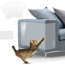 Furniture Protector - Unspecified - Pack of 6 - Clear Vinyl - 40x30 cm - Anti-Cat Scratch