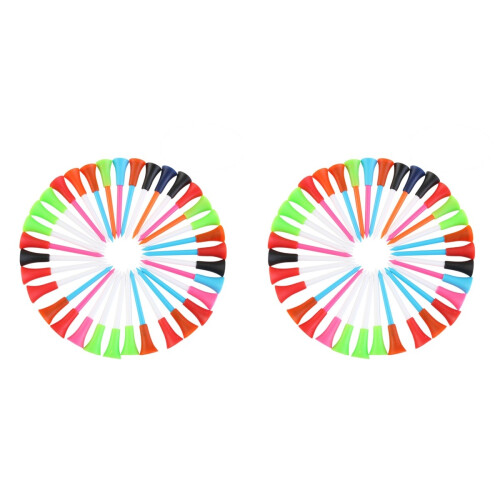 100Pièces Tees Golf Légers Incassables Usage Prolongé 2