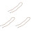 3Pièces Lunettes Perles Bois Accessoire Mode Multi Couleur 3