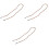 3Pièces Lunettes Perles Bois Accessoire Mode Multi Couleur 4