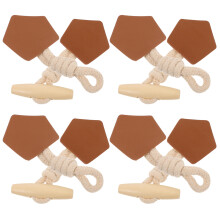 16Pairs Elegant Assorted Color Toggle Buttons for Coat Sewing DIY