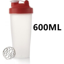 Salad Dressing Shaker, Mixing Cup, Removable Mixing Disc, Salad Dressing Mixer, for Sauce, Cooking, Syrup, Oil, Sports, 600ml