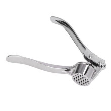 Garlic Press Crusher Hand-Operated Ginger Chopper Tools with Ergonomic Zinc Alloy Handle Shipenophy