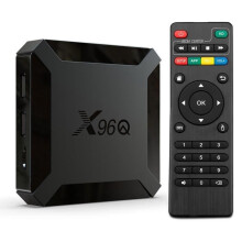 Android 10.0 IPTV Box X96Q H313 Quad Core 2GB + 16GB ROM 4K WiFi 2.4GHz mini Smart TV Box Multimedia Speler
