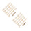 80Pièces Capteurs Bois Brut Beige Pour Décoratives 7