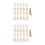 80Pièces Capteurs Bois Brut Beige Pour Décoratives 9