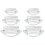 6Pièces Flacons Cosmétiques Transparente Anti- Pour Crème 2