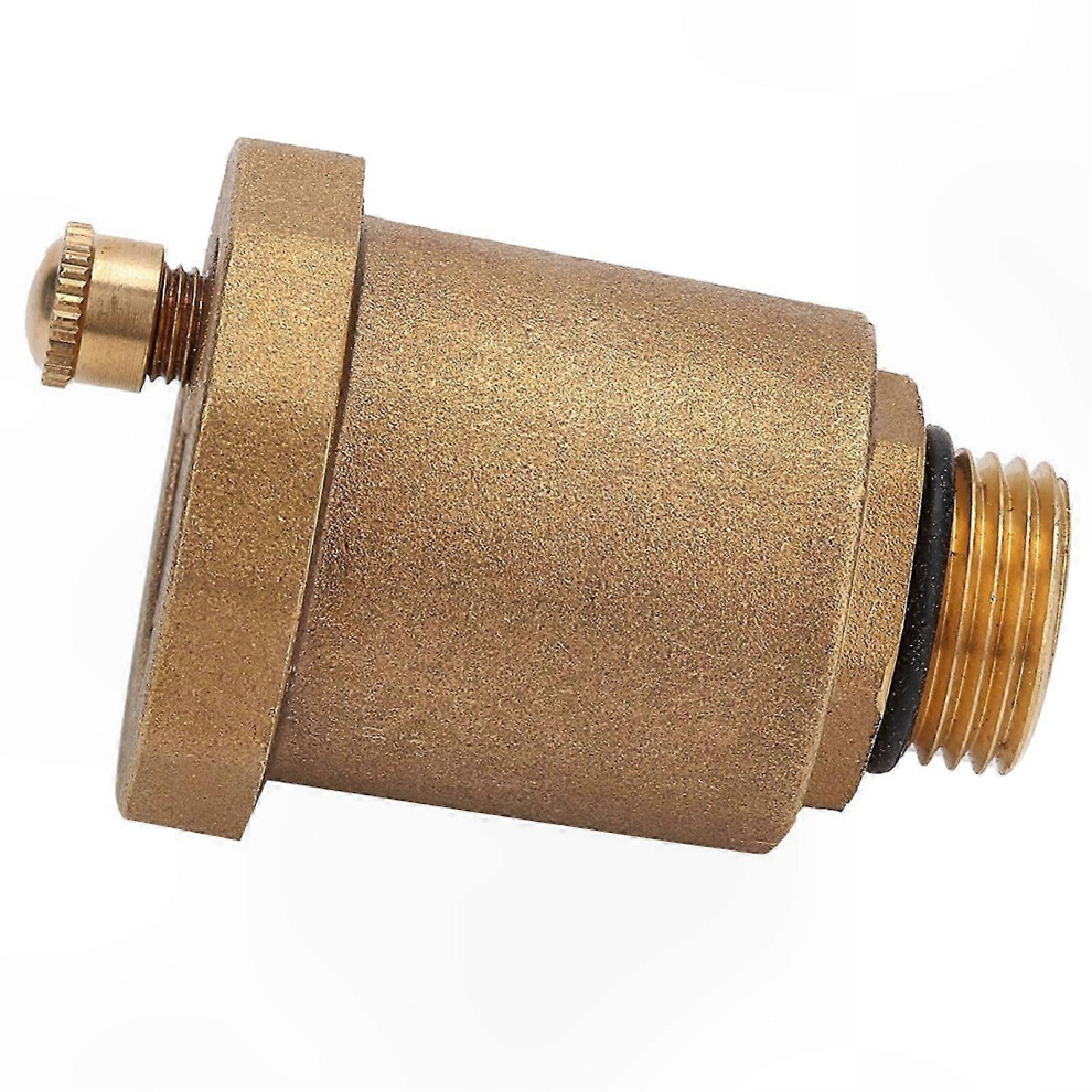 Automatic Brass Air Vent Valve, One-Way Functionality For Efficient Air Release 4582655274129