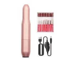 Nagelbohr-Maniküremaschine mit USB-Kabel, Pink, Modell: DF102