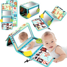 Babyontwikkelingsspeelgoed - GEEN - Sensorisch Montessori-spiegelspeelgoed - Cadeau voor baby 0-12 maanden