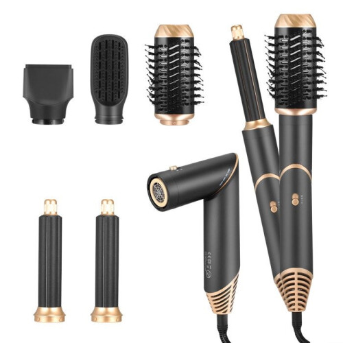 5-in-1 luchtstyler: föhn, haarkruller, stijltang, haarstylingtools