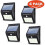 ONEVER Outdoor Solar Light - 20 LEDs with Motion Sensor - Black 1