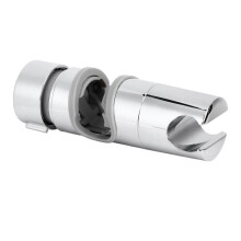 Shower head holder for sliding bar, universal shower support clamp, adjustable rail head support