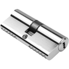 1 cilinderslot van aluminiumlegering met dubbele cilinder, voordeurslot, veiligheidsslot voor voordeur, cilinder