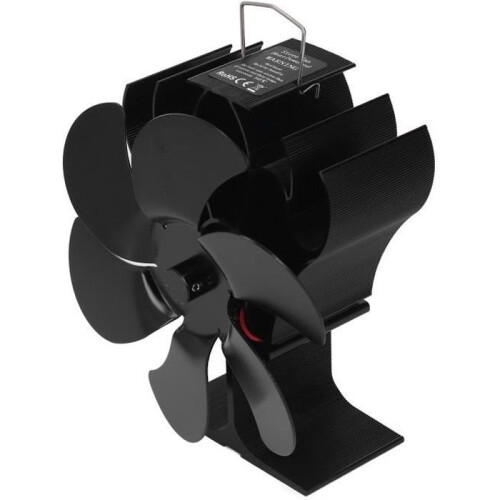 Stove fan - VBESTLIFE - 6 blades - Silent - High temperature resistant - Self-contained