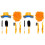 2Ensembles Ensemble De Nettoyage Accessoires Multicolores 4