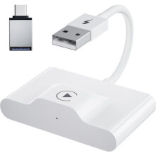 Wireless CarPlay Adapter for iPhone, Wireless CarPlay Dongle, WiFi Plug and Play 5GHz, Online Update Notch