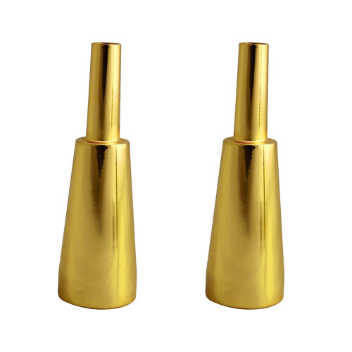 2Pièces Pièces De Rechange Trompette Or Durable Accessoires Instrument 2