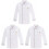 3St Witte Chefjas Casual Koksjas Catering 3