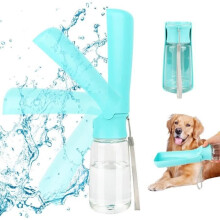 Portable Outdoor Dog Water Bottle, Foldable Dog Water Bottle 350ml, Portable Dog Water Bottle, Dog Bottle