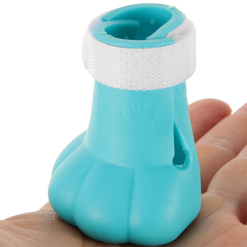 4St Kattenpoot Beschermers Silicone Met Verstelbare Band 2