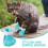 4St Kattenpoot Beschermers Silicone Met Verstelbare Band 6