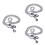3Pièces Chaînes Acier Argent Pour Lunettes De Soleil Et Correctrices 7