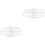 2Pièces Accessoire Cuisson Refroidisseur Nonadhésif Argent 5