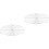 2Pièces Accessoire Cuisson Refroidisseur Nonadhésif Argent 6