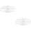 2Pièces Accessoire Cuisson Refroidisseur Nonadhésif Argent 8