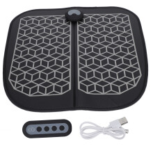 Foot Stimulator Pad TENS Massage Technology EMS Micro Current Muscle Relaxation LCD Display Portable Design with Remote Control Pain Relief