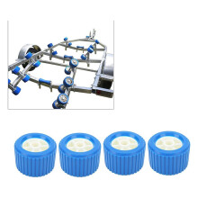 16 ST Båtsläp Ribbed Wobble Rollers, Trailer Roller Boat Ramp Rollers Båtlyft Hjul Kit för Båt Yacht Trailer