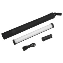 Tub luminos RGB cu design magnetic, control prin aplicație și performanță CRI97+ TLCI99+, lumină video LED full color cu temperatură de culoare