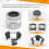 Motorcycle Adjustable Fork Seal Driver Tool 39Mm-50mm for Easy Installation 5