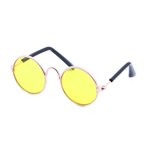 2Pièces Lunettes Pour Animaux Petits Chats Métal Mode 1