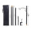 2X Detachable Camping Lantern Lamp Bracket Mount Portable Storage Hook Tent Table Hanging Light Holder Fixing Stand Set 5