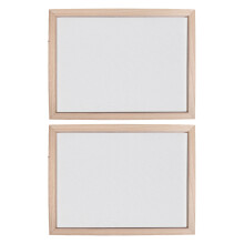2Pcs Handmade Wooden Paper Craft Frame Double Mesh Paper Making Tool