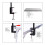 2X Detachable Camping Lantern Lamp Bracket Mount Portable Storage Hook Tent Table Hanging Light Holder Fixing Stand Set 7